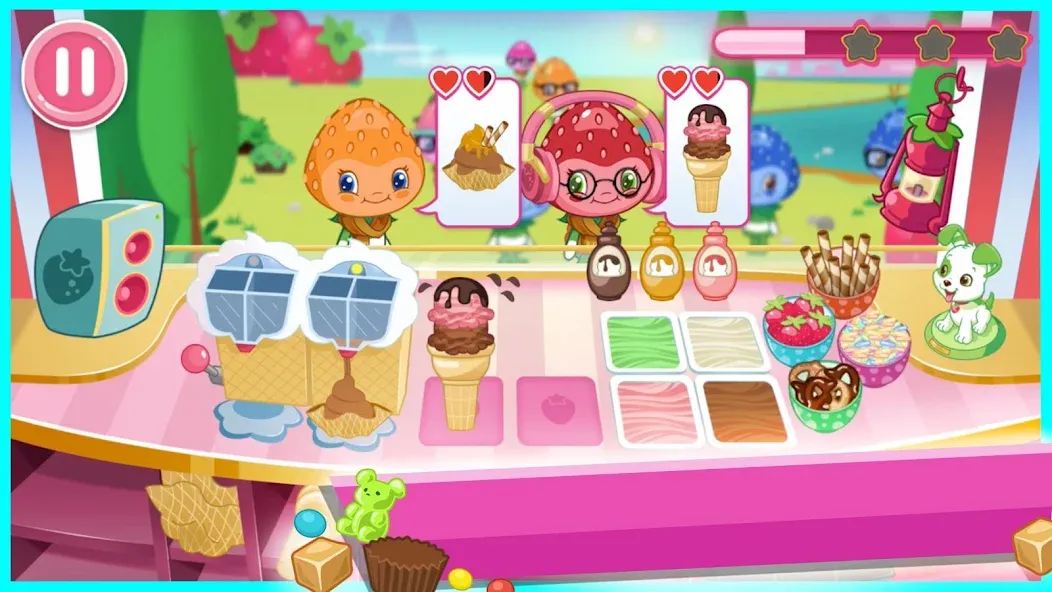 Strawberry Shortcake Ice Cream [МОД: Меню, Бесконечные монеты и Открытые уровни] Screenshot 5