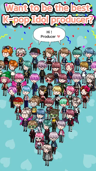 K-POP Idol Producer [МОД: Много монет, Открытые уровни и Мега MOD] Screenshot 1