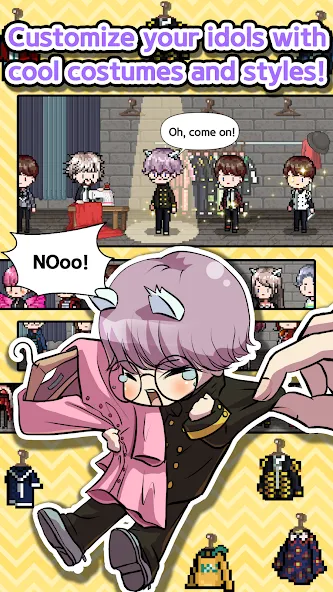 K-POP Idol Producer [МОД: Много монет, Открытые уровни и Мега MOD] Screenshot 3