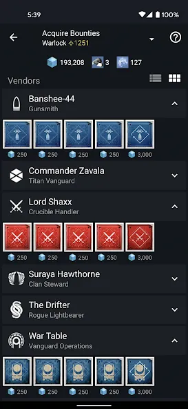 Destiny 2 Companion (Дестини 2 Спутник) [МОД: Много денег, Монет и Все открыто] Screenshot 3
