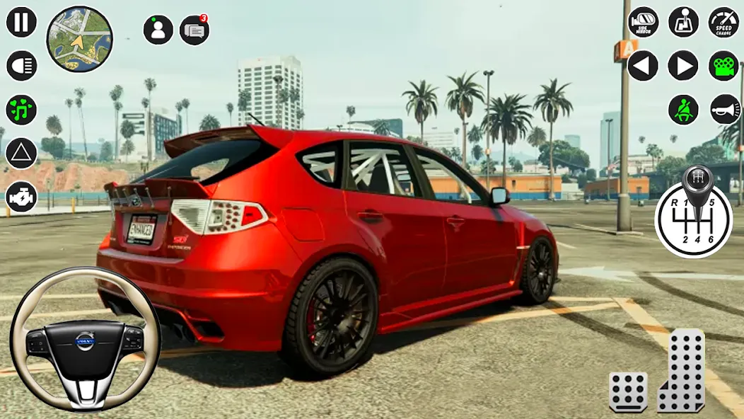 Modern Car Drive Glory Parking [МОД: Все открыто, Дополнительные деньги и Меню MOD] Screenshot 2