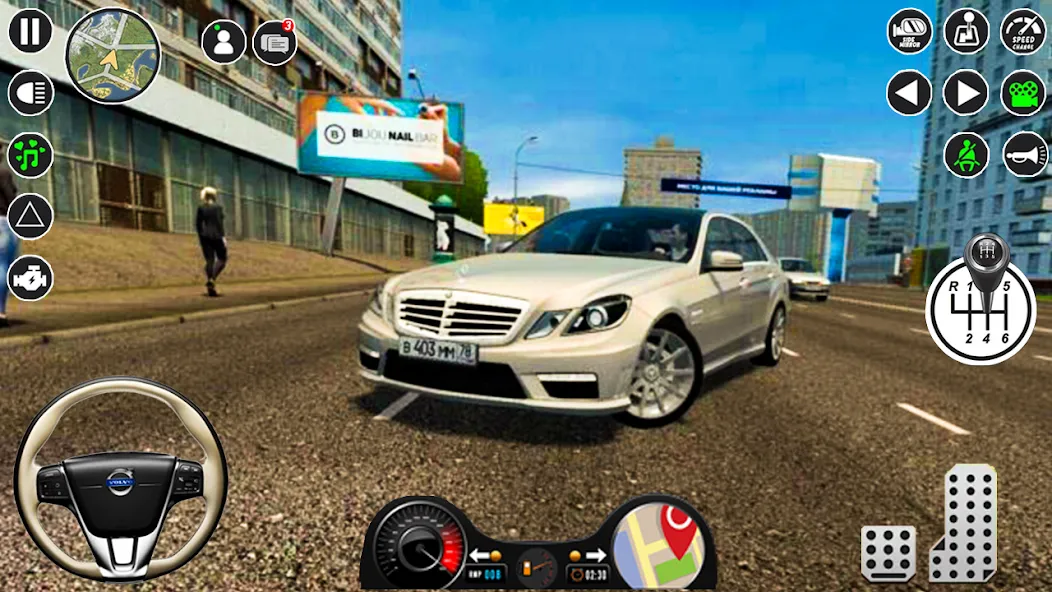 Modern Car Drive Glory Parking [МОД: Все открыто, Дополнительные деньги и Меню MOD] Screenshot 4
