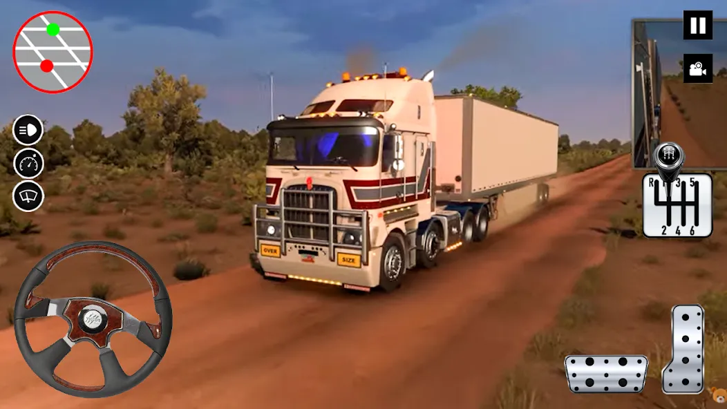 World Truck Grand Transport 3D [МОД: Меню, Бесконечные монеты и Открытые уровни] Screenshot 4