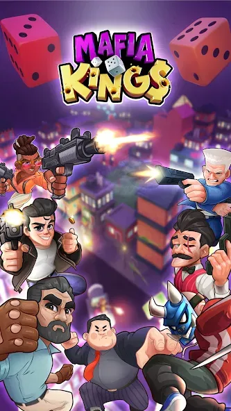 Mafia Kings - Mob Board Game (Мафия Кингс) [МОД: Меню, Бесконечные монеты и Открытые уровни] Screenshot 1