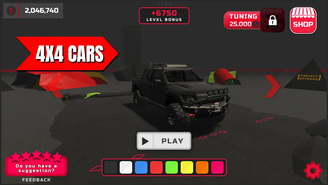 [Project : Offroad] [МОД: Много денег, Монет и Все открыто] Screenshot 4