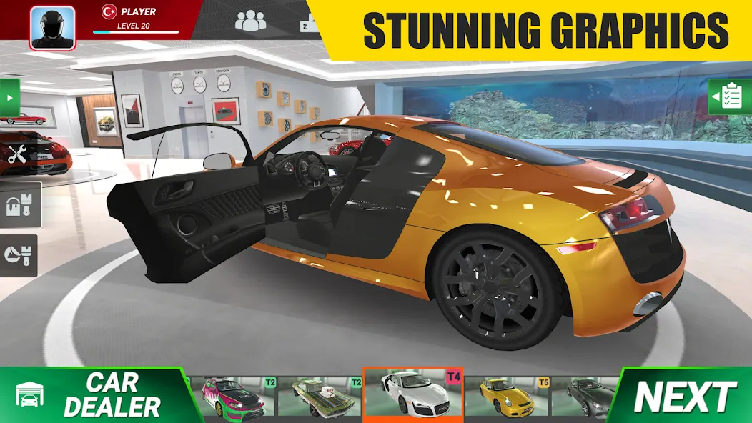 Racing Online:Car Driving Game [МОД: Меню, Бесконечные монеты и Открытые уровни] Screenshot 4