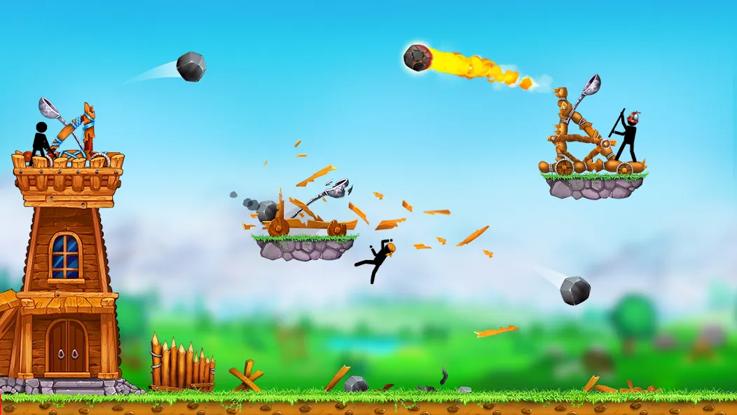 The Catapult 2 : bone masters [МОД: Меню, Бесконечные монеты и Открытые уровни] Screenshot 1