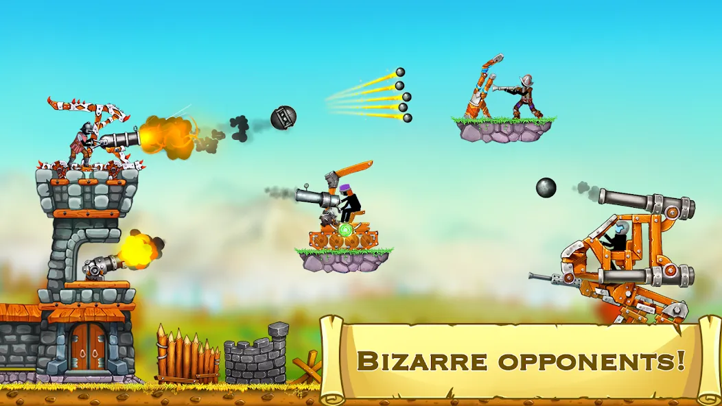The Catapult 2 : bone masters [МОД: Меню, Бесконечные монеты и Открытые уровни] Screenshot 3
