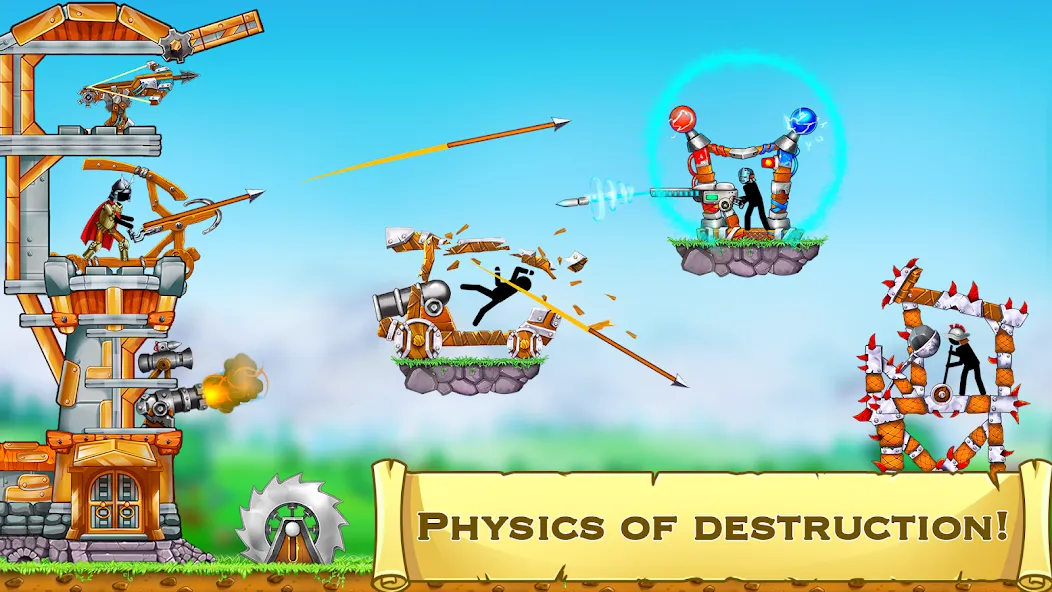 The Catapult 2 : bone masters [МОД: Меню, Бесконечные монеты и Открытые уровни] Screenshot 5