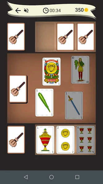 Broom: card game (Эскоба дель 15) [МОД: Бесконечные деньги, Монеты и Мега MOD] Screenshot 3