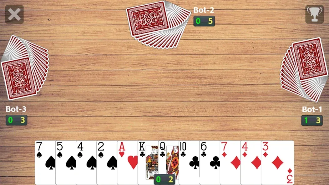Callbreak League - Card Game (Колбрик Лига) [МОД: Много денег, Монет и Все открыто] Screenshot 3