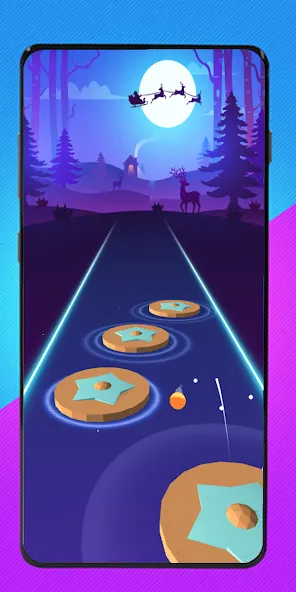 Cartoon cat - Hop tiles rush (Картун кэт) [МОД: Все открыто, Дополнительные деньги и Меню MOD] Screenshot 2