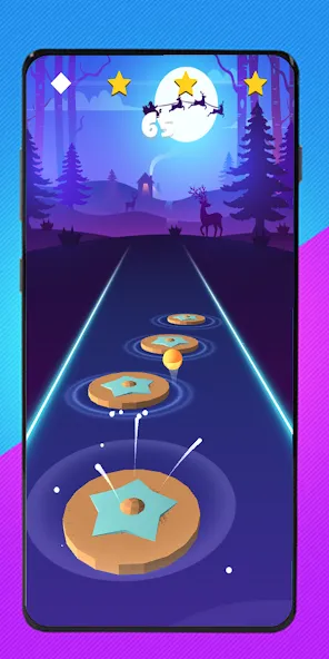 Cartoon cat - Hop tiles rush (Картун кэт) [МОД: Все открыто, Дополнительные деньги и Меню MOD] Screenshot 3