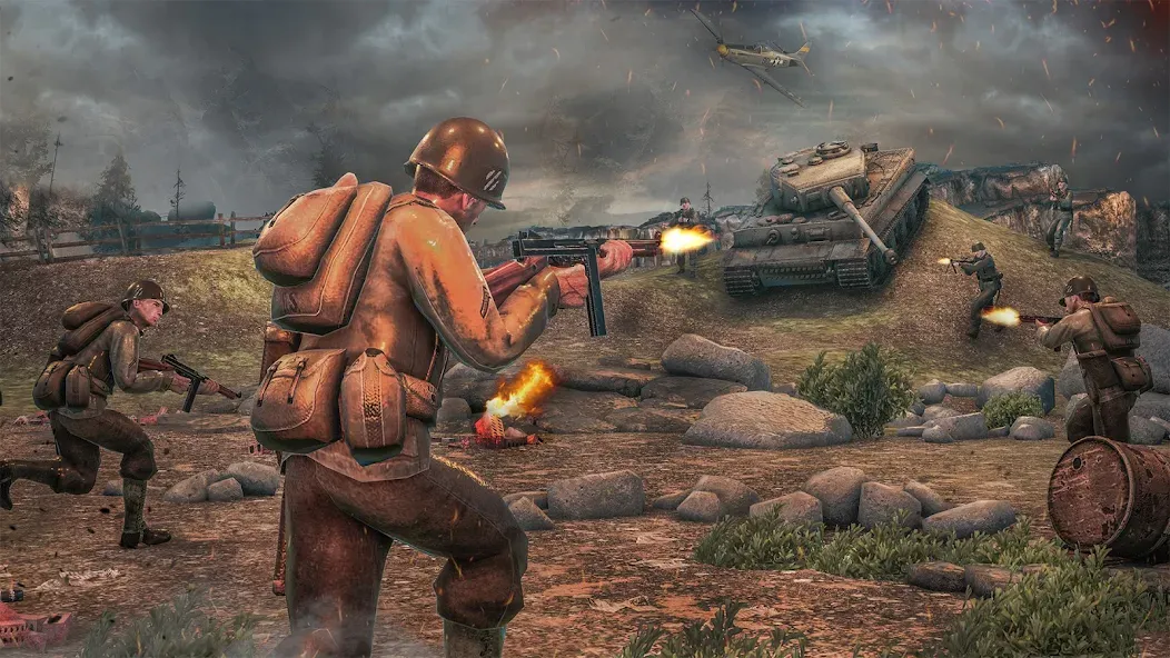 Medal of War – WW2 Games 2024 [МОД: Бесконечные деньги, Монеты и Мега MOD] Screenshot 1