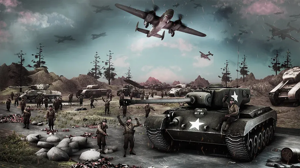 Medal of War – WW2 Games 2024 [МОД: Бесконечные деньги, Монеты и Мега MOD] Screenshot 4