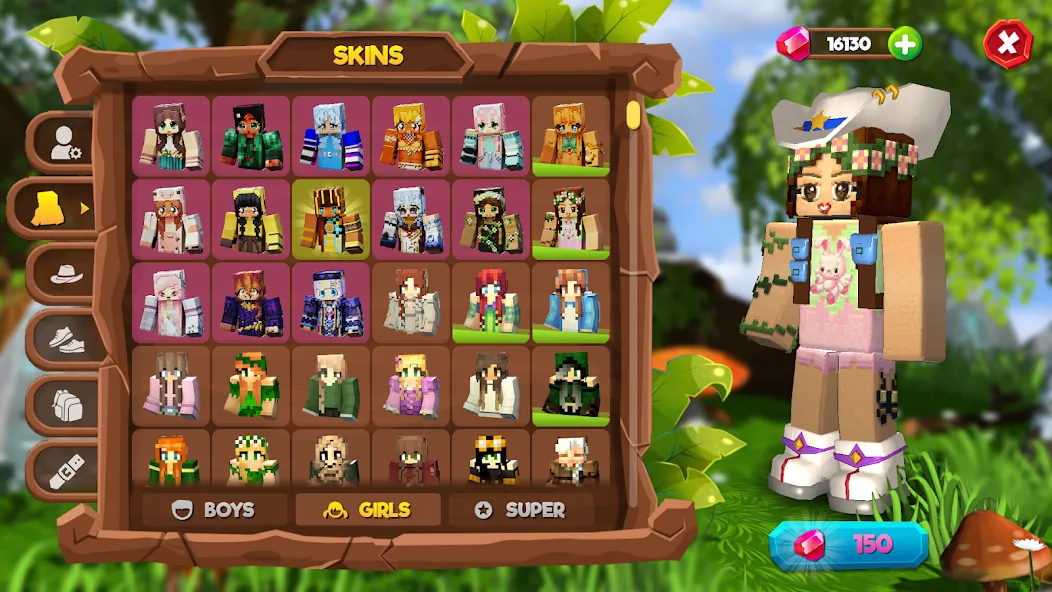 Pony World Craft [МОД: Много денег, Монет и Все открыто] Screenshot 1