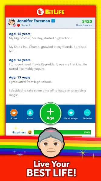 BitLife - Life Simulator (БитЛайф) [МОД: Много монет, Открытые уровни и Мега MOD] Screenshot 4