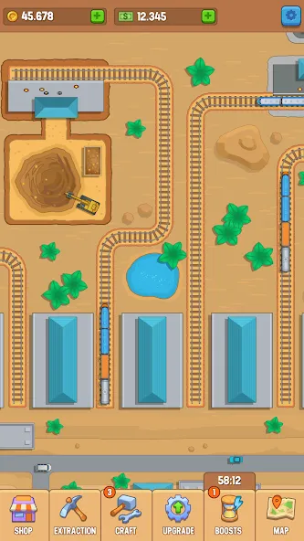 Train. Station. Railroad. (Трейн Кликер) [МОД: Много монет, Открытые уровни и Мега MOD] Screenshot 1