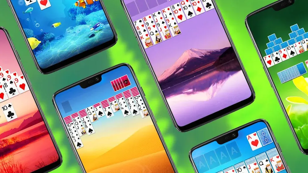 Solitaire Collection (Солитер Коллекшн) [МОД: Меню, Бесконечные монеты и Открытые уровни] Screenshot 2