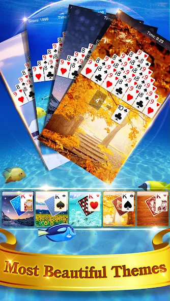 FreeCell Solitaire [МОД: Все открыто, Дополнительные деньги и Меню MOD] Screenshot 4