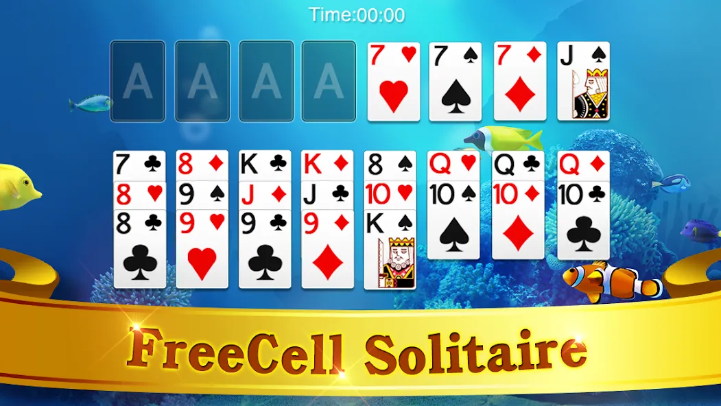 FreeCell Solitaire [МОД: Все открыто, Дополнительные деньги и Меню MOD] Screenshot 5