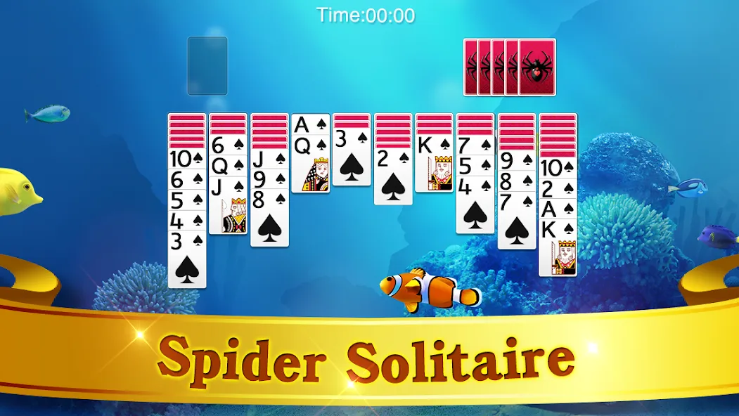 Spider Solitaire [МОД: Бесконечные деньги, Монеты и Мега MOD] Screenshot 5