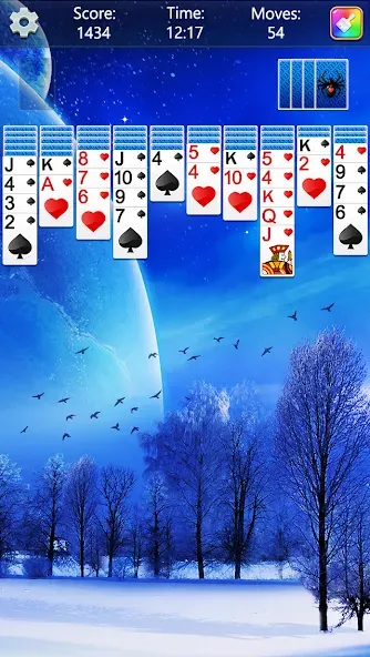 Spider Solitaire Fun (Спайдер Солитер Фан) [МОД: Много монет, Открытые уровни и Мега MOD] Screenshot 5