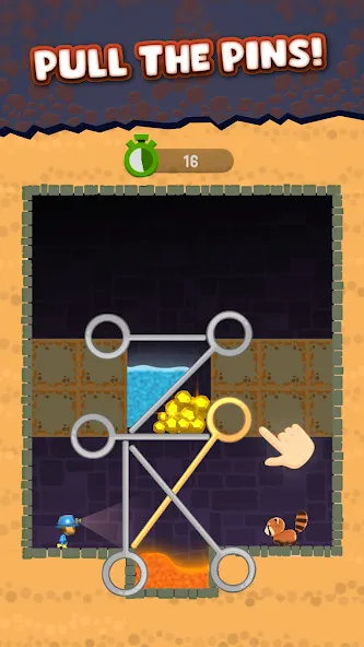Mine Rescue: Gold Mining Games (Майн Рескью) [МОД: Все открыто, Дополнительные деньги и Меню MOD] Screenshot 2