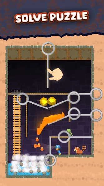Mine Rescue: Gold Mining Games (Майн Рескью) [МОД: Все открыто, Дополнительные деньги и Меню MOD] Screenshot 4