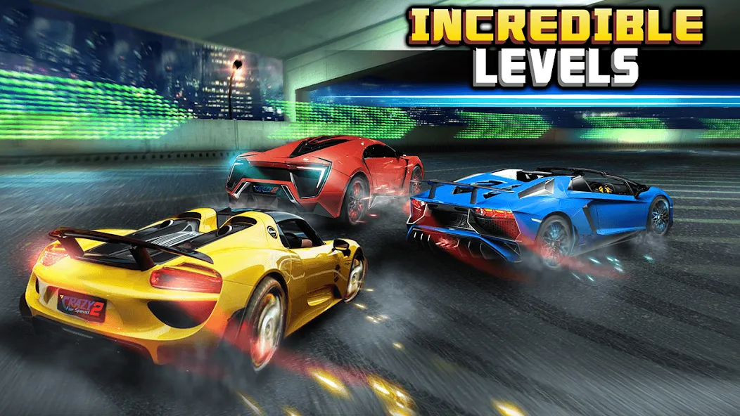 Crazy for Speed 2 (Крэйзи фо Спид 2) [МОД: Деньги, Монеты и Меню MOD] Screenshot 2