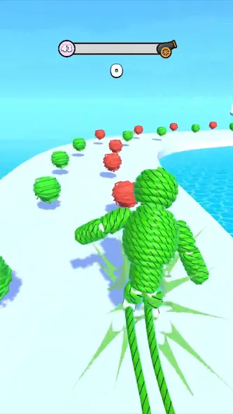 Rope-Man Run (Трос) [МОД: Деньги, Монеты и Меню MOD] Screenshot 2