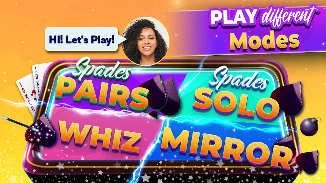 VIP Spades - Online Card Game (ВИП Спейдс) [МОД: Много денег, Монет и Все открыто] Screenshot 1