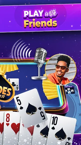 VIP Spades - Online Card Game (ВИП Спейдс) [МОД: Много денег, Монет и Все открыто] Screenshot 3