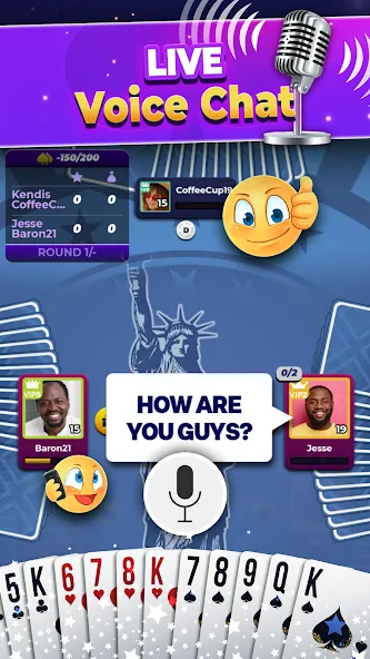 VIP Spades - Online Card Game (ВИП Спейдс) [МОД: Много денег, Монет и Все открыто] Screenshot 5