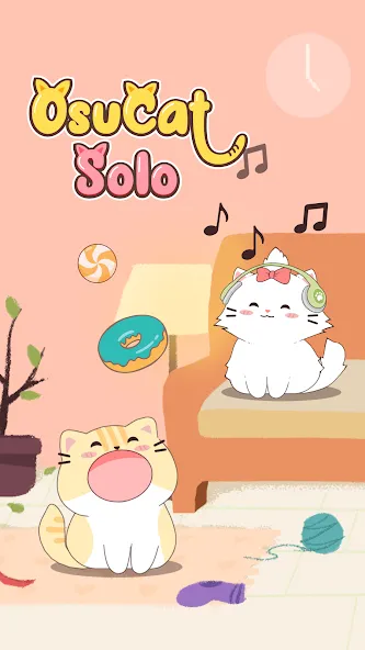 OsuCat Solo: Popcat Duet Music (ОсуКэт Соло) [МОД: Деньги, Монеты и Меню MOD] Screenshot 1