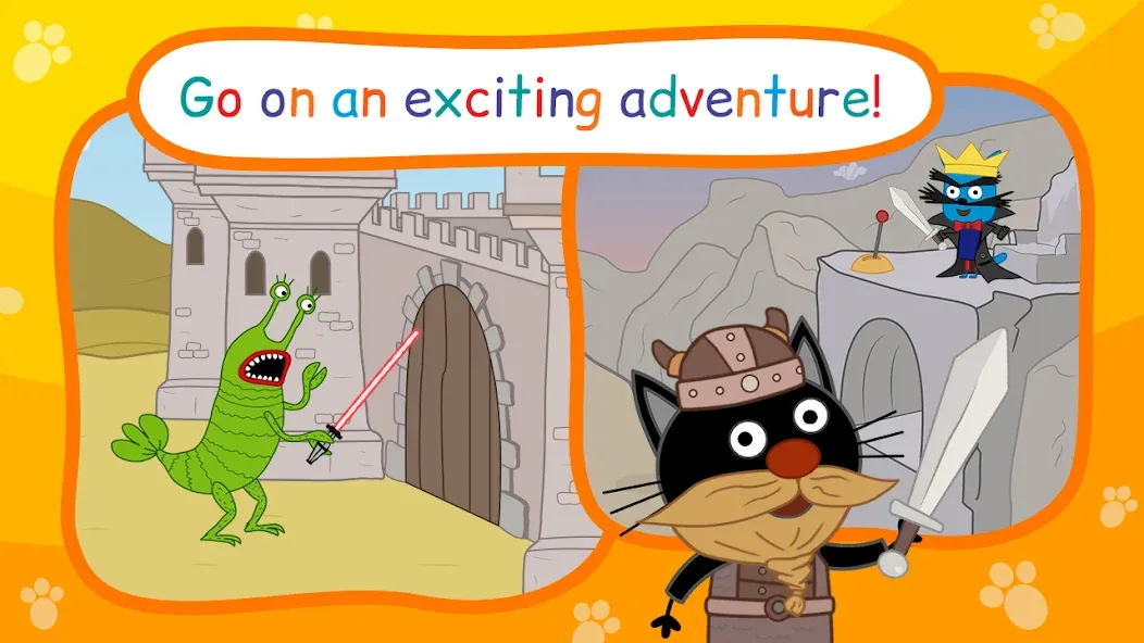 Kid-E-Cats: Bedtime Stories [МОД: Много монет, Открытые уровни и Мега MOD] Screenshot 2
