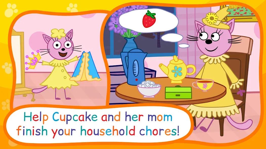 Kid-E-Cats: Bedtime Stories [МОД: Много монет, Открытые уровни и Мега MOD] Screenshot 3