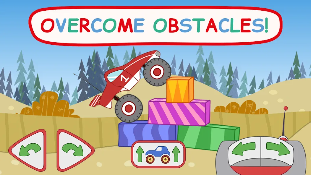 Kid-E-Cats: Kids Monster Truck [МОД: Много монет, Открытые уровни и Мега MOD] Screenshot 3
