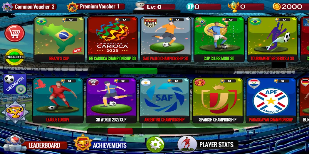 Button Football [МОД: Бесконечные деньги, Монеты и Мега MOD] Screenshot 2