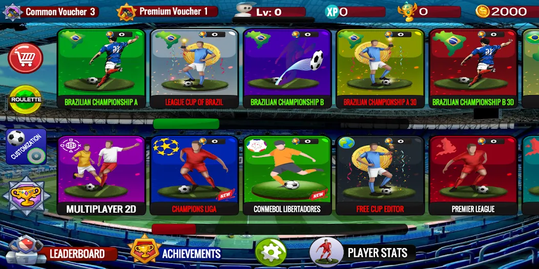 Button Football [МОД: Бесконечные деньги, Монеты и Мега MOD] Screenshot 5