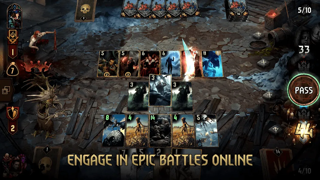 GWENT: The Witcher Card Game [МОД: Меню, Бесконечные монеты и Открытые уровни] Screenshot 2