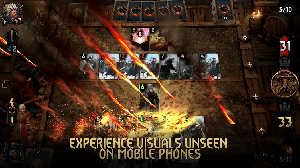GWENT: The Witcher Card Game [МОД: Меню, Бесконечные монеты и Открытые уровни] Screenshot 5