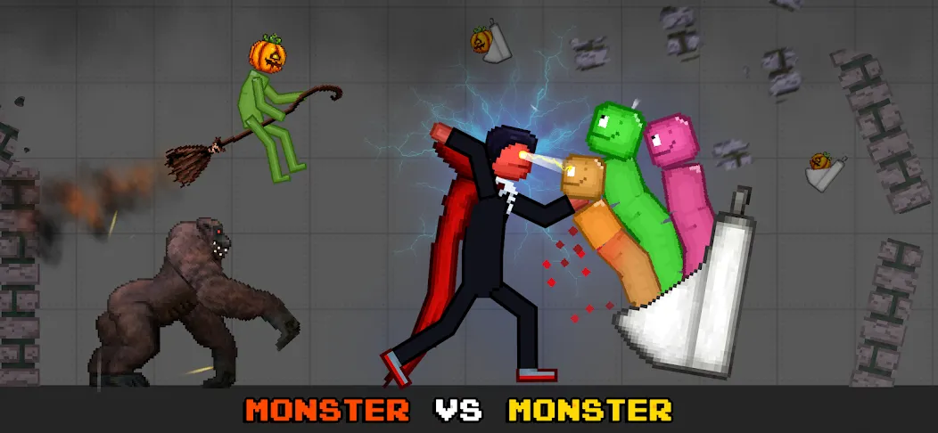 Battle Sandbox (Батл Плейграунд) [МОД: Много денег, Монет и Все открыто] Screenshot 1
