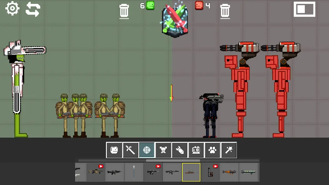 Battle Sandbox (Батл Плейграунд) [МОД: Много денег, Монет и Все открыто] Screenshot 3