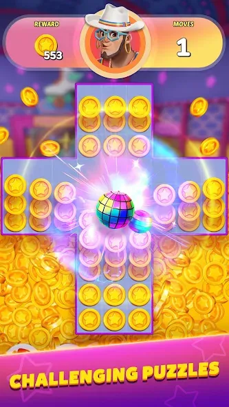 Party Match (Диско матч) [МОД: Все открыто, Дополнительные деньги и Меню MOD] Screenshot 5