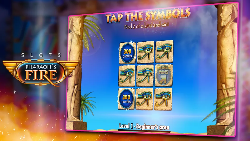 Slots - Pharaoh's Fire (Слоты) [МОД: Все открыто, Дополнительные деньги и Меню MOD] Screenshot 5
