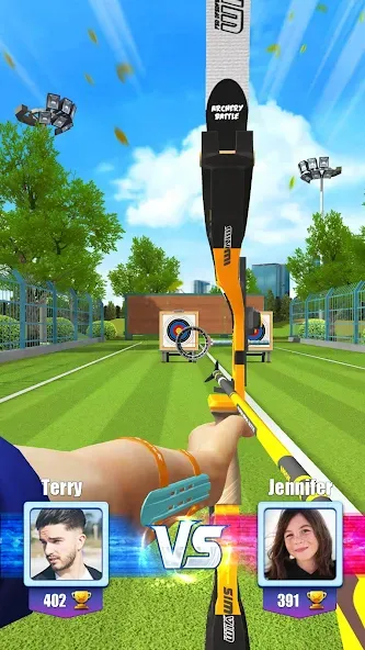Archery Battle 3D (Арчери Баттл 3D) [МОД: Деньги, Монеты и Меню MOD] Screenshot 1