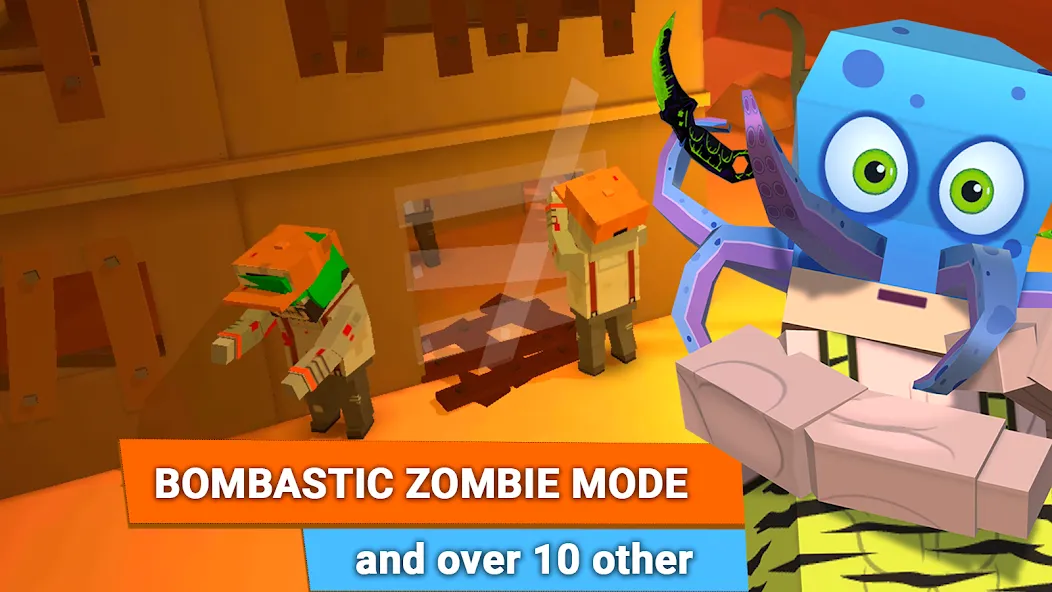 Fan of Guns: FPS Pixel Shooter (Фан оф Ганс) [МОД: Меню, Бесконечные монеты и Открытые уровни] Screenshot 2