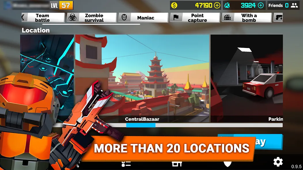 Fan of Guns: FPS Pixel Shooter (Фан оф Ганс) [МОД: Меню, Бесконечные монеты и Открытые уровни] Screenshot 5