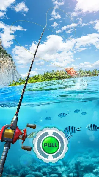 Fishing Rival 3D (Фишинг Ривал 3Д) [МОД: Деньги, Монеты и Меню MOD] Screenshot 1